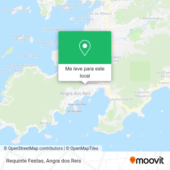 Requinte Festas mapa