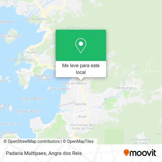 Padaria Multipaes mapa