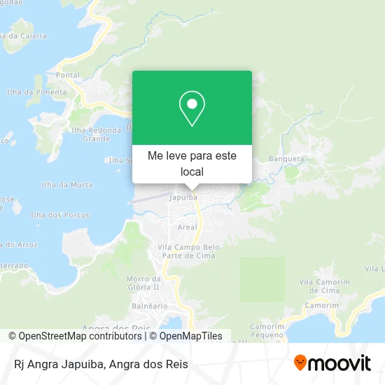 Rj Angra Japuiba mapa