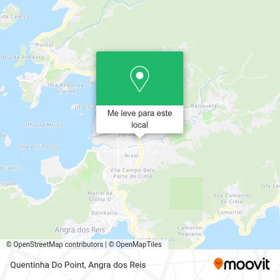 Quentinha Do Point mapa