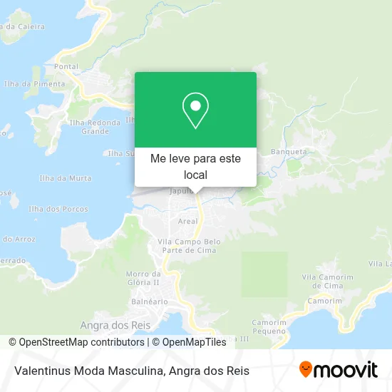 Valentinus Moda Masculina mapa
