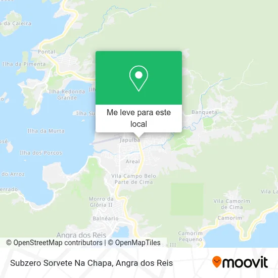 Subzero Sorvete Na Chapa mapa