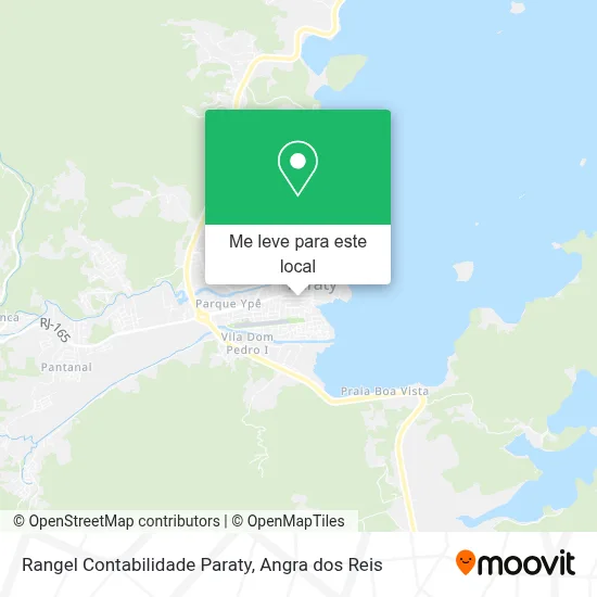Rangel Contabilidade Paraty mapa