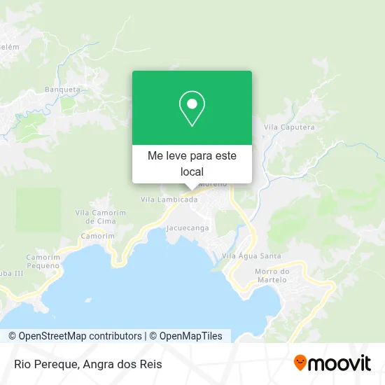 Rio Pereque mapa