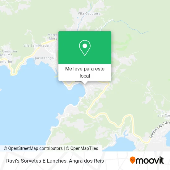 Ravi's Sorvetes E Lanches mapa