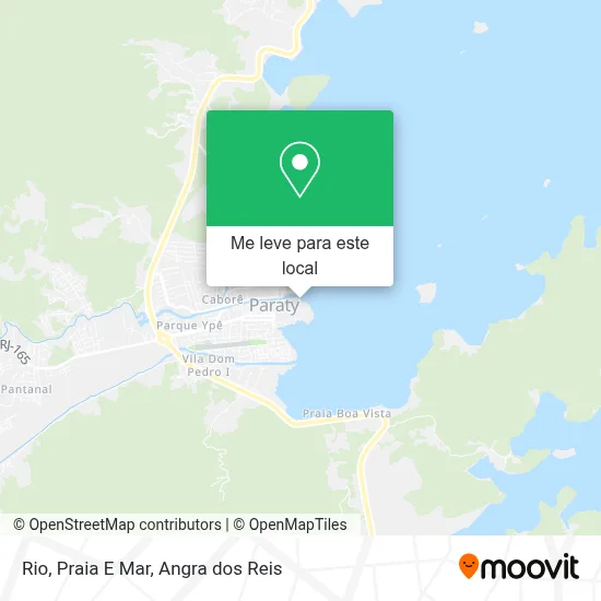 Rio, Praia E Mar mapa