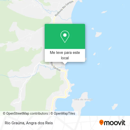 Rio Graúna mapa