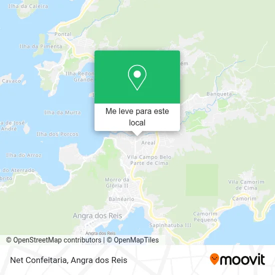 Net Confeitaria mapa