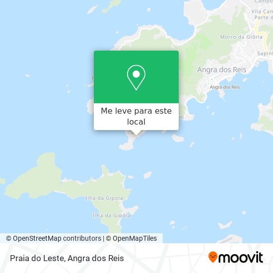 Praia do Leste mapa