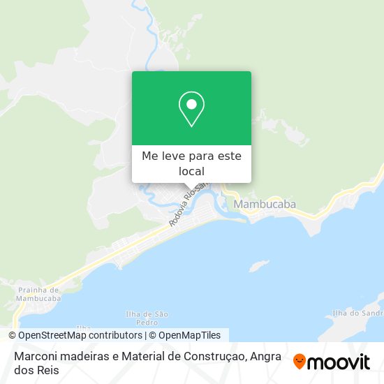 Marconi madeiras e Material de Construçao mapa