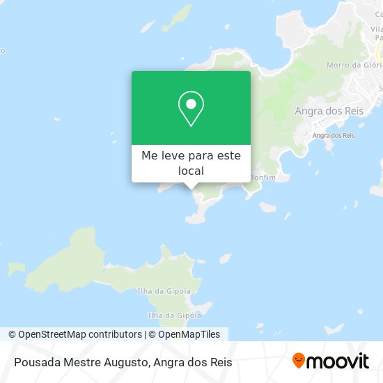 Pousada Mestre Augusto mapa