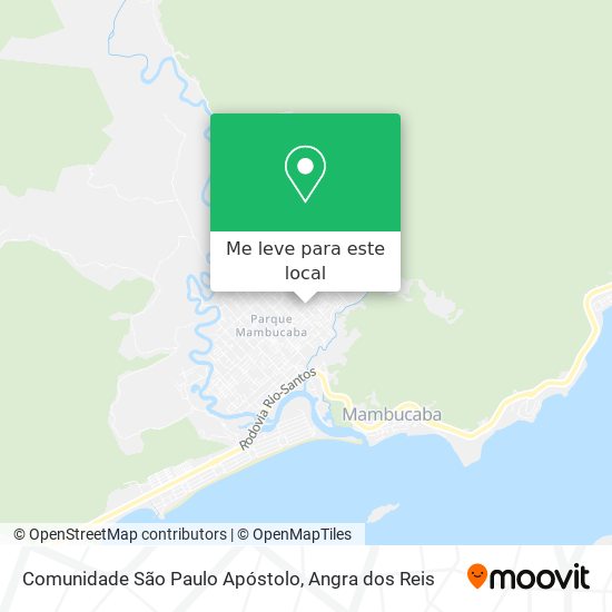 Comunidade São Paulo Apóstolo mapa