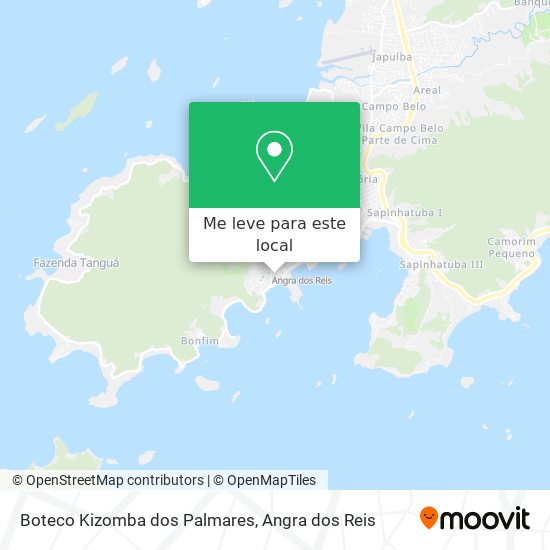 Boteco Kizomba dos Palmares mapa