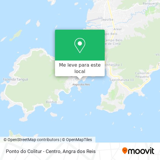 Ponto do Colitur - Centro mapa