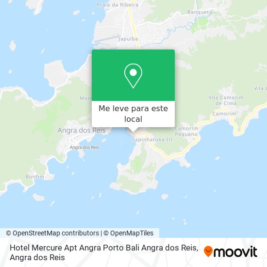 Hotel Mercure Apt Angra Porto Bali Angra dos Reis mapa