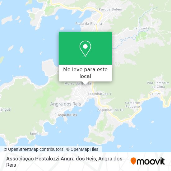 Associação Pestalozzi Angra dos Reis mapa