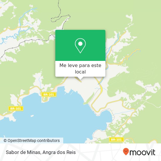 Sabor de Minas mapa