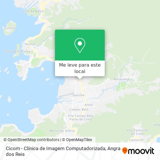 Cicom - Clínica de Imagem Computadorizada mapa