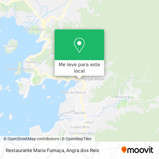 Restaurante Maria Fumaça mapa