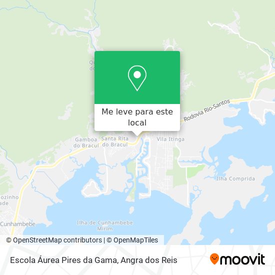 Escola Áurea Pires da Gama mapa