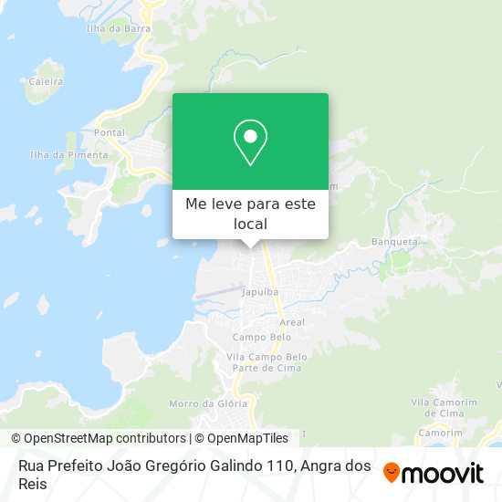 Rua Prefeito João Gregório Galindo 110 mapa