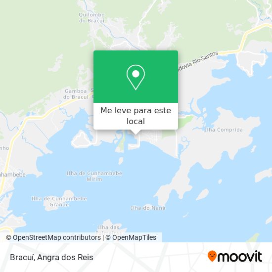 Bracuí mapa