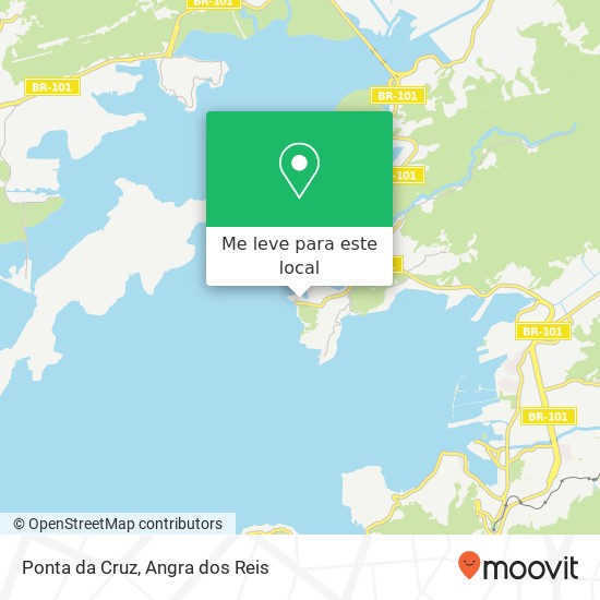 Ponta da Cruz mapa