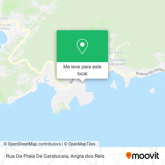 Rua Da Praia De Garatucaia mapa