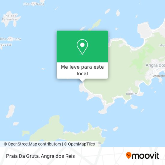 Praia Da Gruta mapa