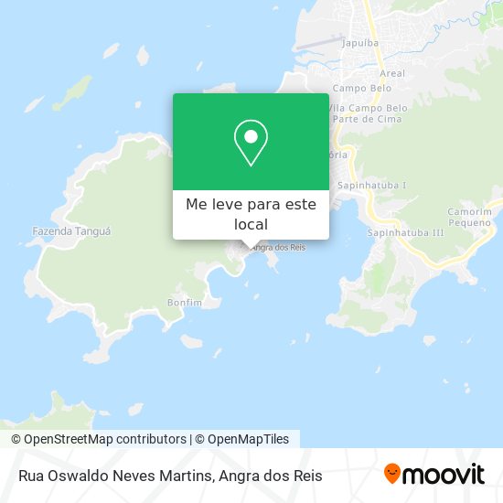 Rua Oswaldo Neves Martins mapa