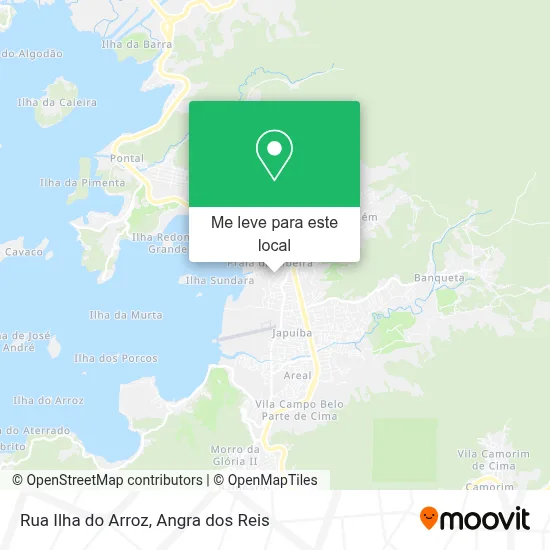 Rua Ilha do Arroz mapa