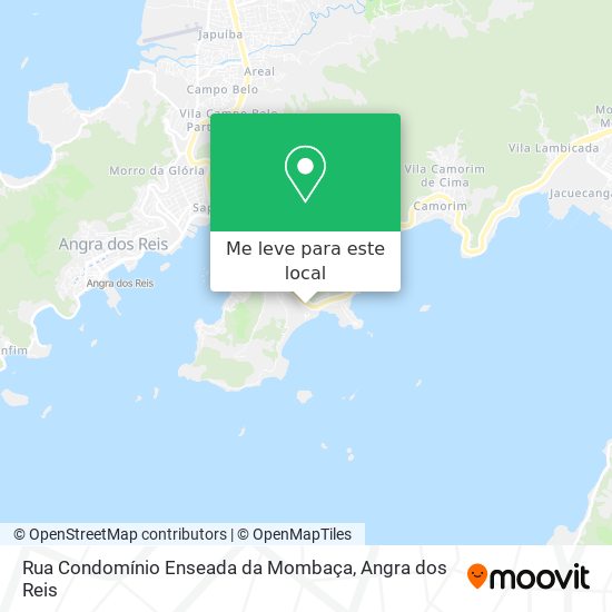 Rua Condomínio Enseada da Mombaça mapa