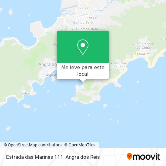 Estrada das Marinas 111 mapa