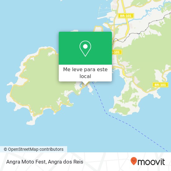 Angra Moto Fest mapa