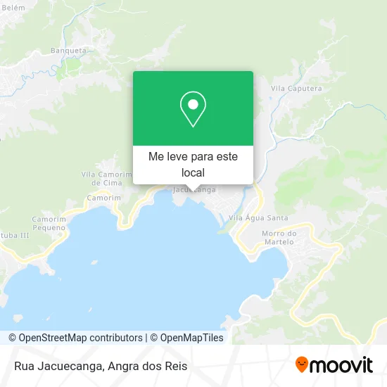 Rua Jacuecanga mapa