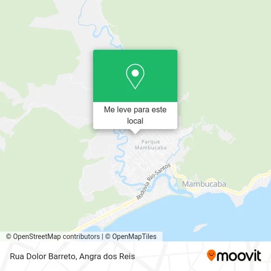 Rua Dolor Barreto mapa