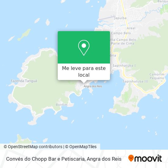 Convés do Chopp Bar e Petiscaria mapa