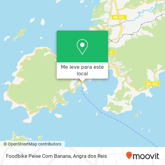 Foodbike Peixe Com Banana, Centro Angra dos Reis-RJ 23900-050 mapa