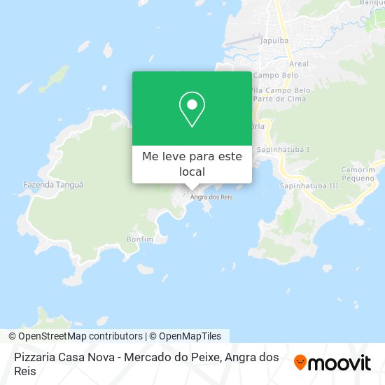 Pizzaria Casa Nova - Mercado do Peixe mapa