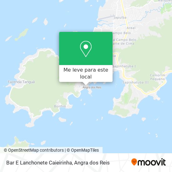 Bar E Lanchonete Caieirinha mapa