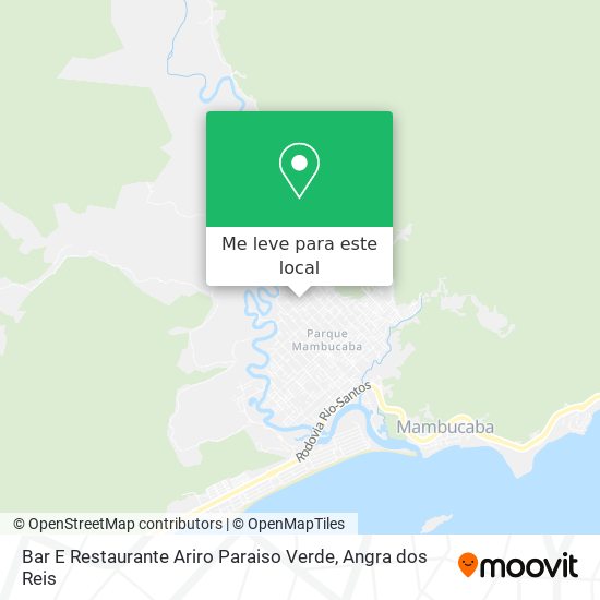 Bar E Restaurante Ariro Paraiso Verde mapa