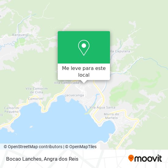 Bocao Lanches mapa