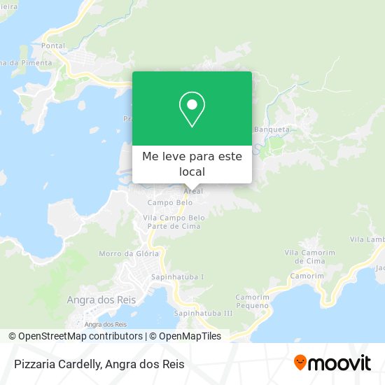 Pizzaria Cardelly mapa