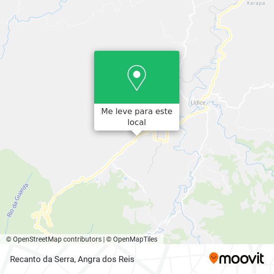 Recanto da Serra mapa