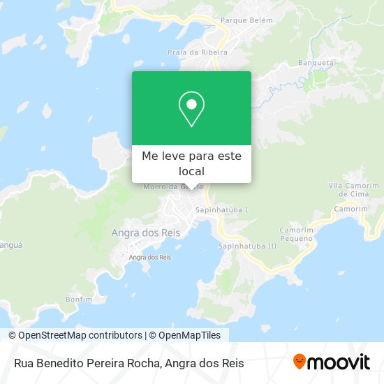 Rua Benedito Pereira Rocha mapa