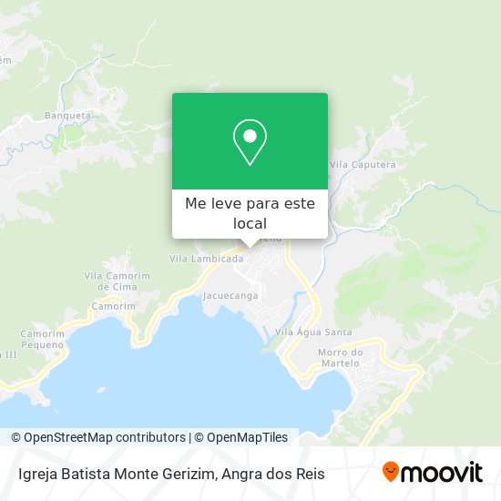 Igreja Batista Monte Gerizim mapa