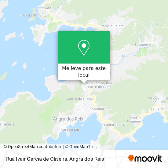 Rua Ivair Garcia de Oliveira mapa