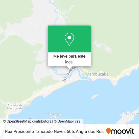 Rua Presidente Tancredo Neves 605 mapa