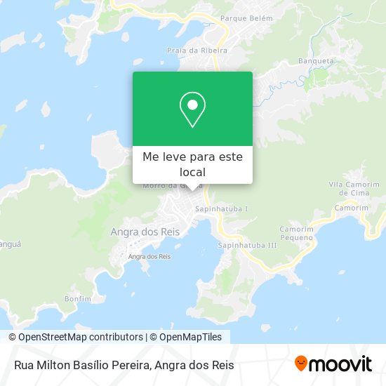 Rua Milton Basílio Pereira mapa