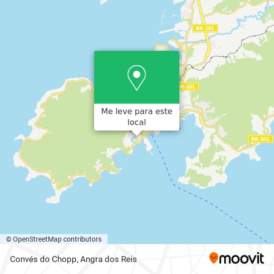 Convés do Chopp mapa